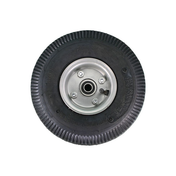 10-inch pneumatic tire for 5/8-inch hand truck axle-back view